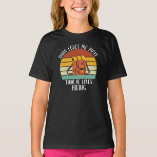 CUSTOM Dada Lieben mir mehr als die Lieben Wandern T-Shirt