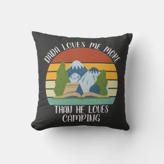 CUSTOM Dada Lieben mir mehr als Lieben Camping Kissen