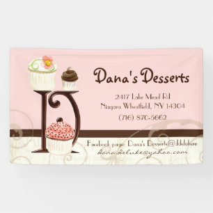 Custom Danas Desserts Banner