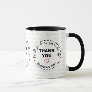 Custom DANK YOU Healthcare hero Tasse