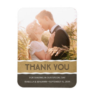 Custom Danke Magnet   Kühlschrank Wedding Foto