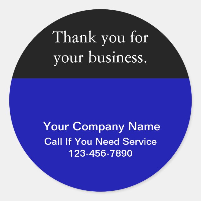 Custom Danke Stickers (Vorderseite)