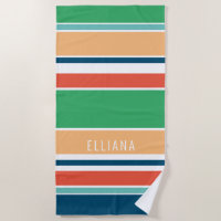 Custom Dark Aquamarin Blue Green Orange Yellow Str