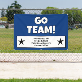 Custom Dark Blue Team Banner