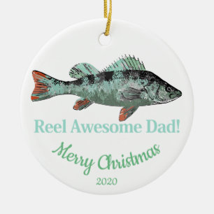 Custom Dating Christmas Reel Phantastischer Vater Keramikornament