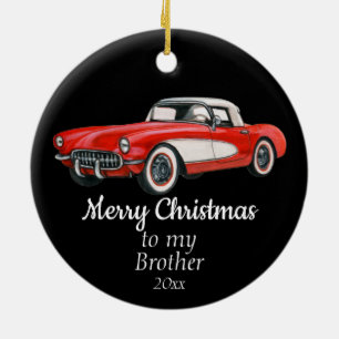 Custom Dating Weihnachtsmann Autos Bruder Keramik Ornament