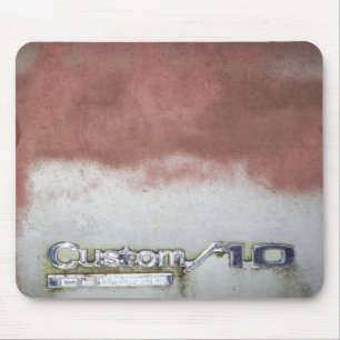 Custom Deluxe Rosa und Weiß Mousepad