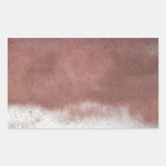 Custom Deluxe Rosa und Weiß Rechteckiger Aufkleber (Vorderseite)