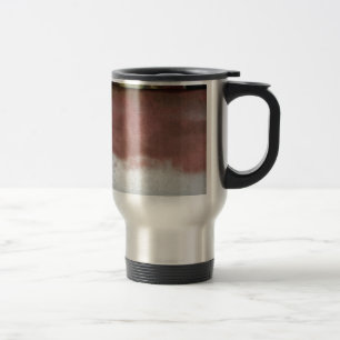 Custom Deluxe Rosa und Weiß Reisebecher