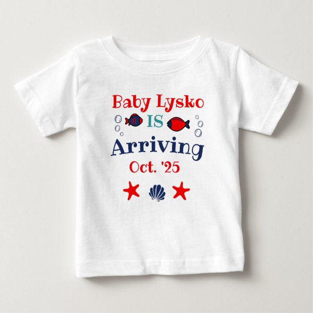 Custom Design Baby Lysko Baby T-shirt (Vorderseite)