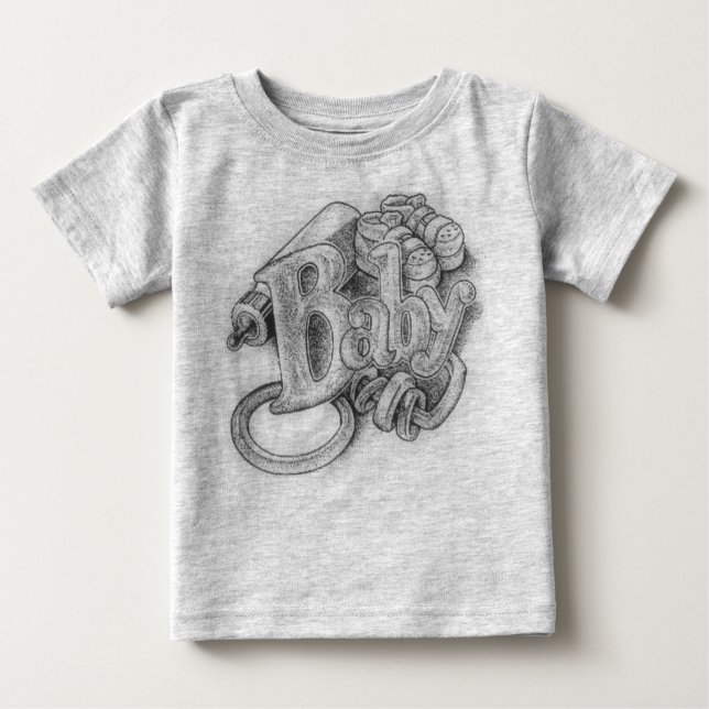 Custom Design Baby Onsie Baby T-shirt (Vorderseite)