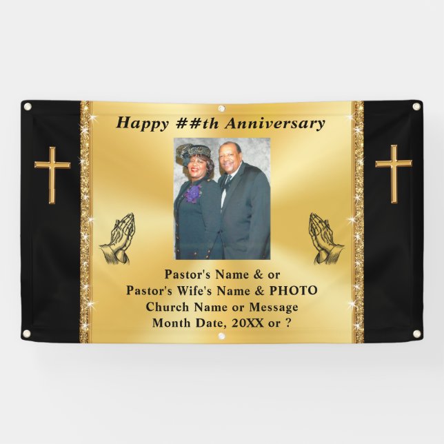 Custom Designed Church Banner for Debra (Horizontal)