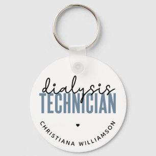 Custom Dialysis Technician Nephrology Tech Gifts Schlüsselanhänger