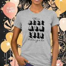 Custom Diese beste Mama gehört jemals zur Typograf