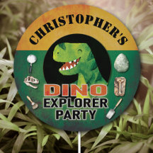 Custom Dino Explorer Dinosaur Birthday
