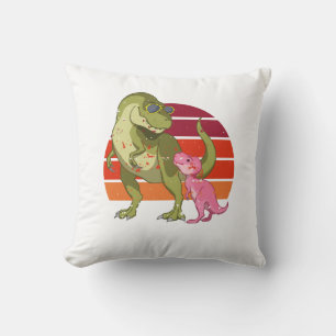 Custom Dino Papasaurus Papa Vater Pater Funny T-Sh Kissen