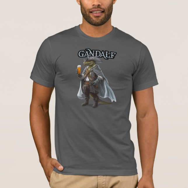 Custom Dinosaur Pirate T - Shirt (Vorderseite)