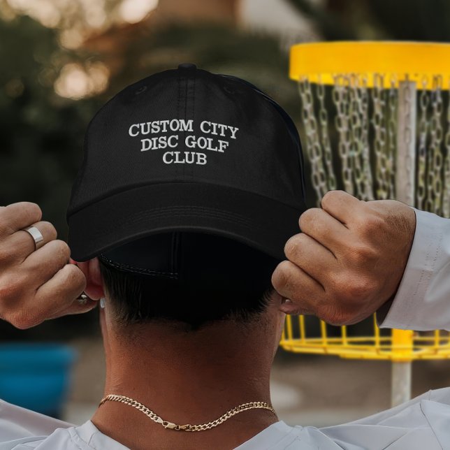 Custom Disk Golf Club Team Player Geschenkdiskette Bestickte Baseballkappe (Von Creator hochgeladen)