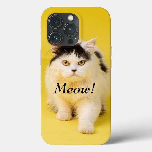 Custom DIY Adorable niedliche Katze Meow schick ge Case-Mate iPhone Hülle (Rückseite)