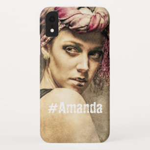 Custom DIY Mit Monogramm niedliches Foto Frau Art Case-Mate iPhone Hülle