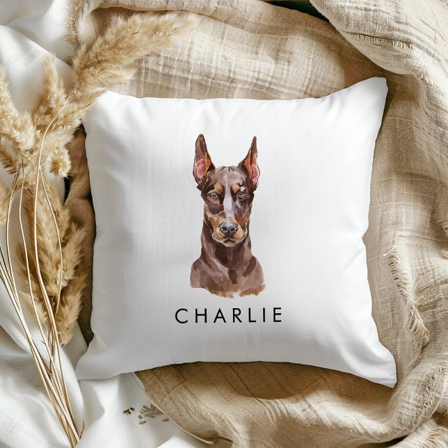 Custom Doberman Dog Lover Geschenke Kissen (Von Creator hochgeladen)