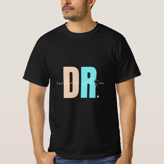 Custom Doctor name men tshirt (Vorderseite)