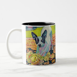 Custom Dog Art Coffee Tasse