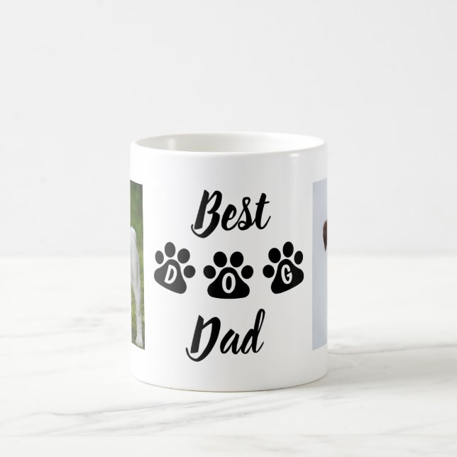 Custom Dog Dad Mug, Dog Father Mug, Dog Dad Gift,  Kaffeetasse (Mittel)