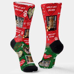 Custom Dog Face Socks, Personalisiert Dog Foto Soc Socken