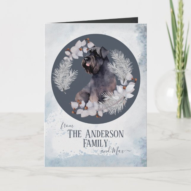Custom Dog Family Weihnachten (Vorderseite)