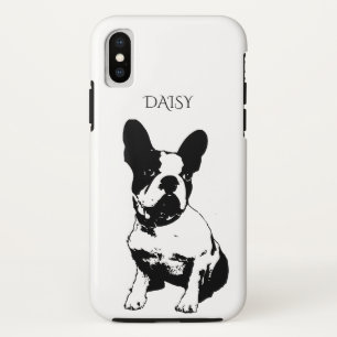 Custom Dog Foto Französischer Bulldog und Name Case-Mate iPhone Hülle