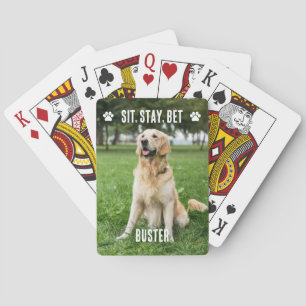 Custom Dog Foto Poker Cards Spielkarten