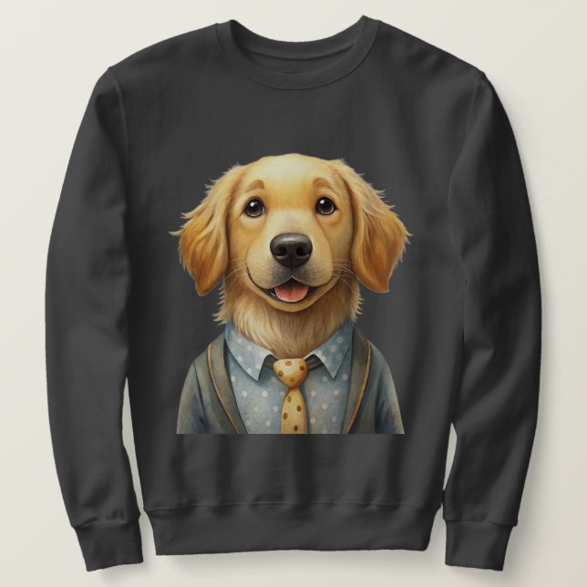 Custom Dog Foto Sweatshirt - Design for Men (Design vorne)