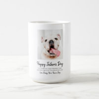Custom Dog Foto Vatertag Tasse