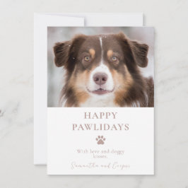 Custom Dog Foto Weihnachten