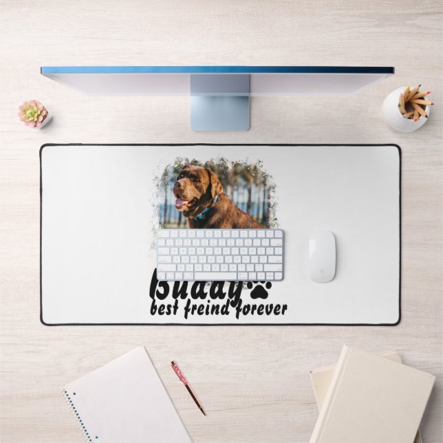 Custom Dog Mouse Pad & Desk Mat – Personalize with Schreibtischunterlage (Büro 1)