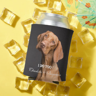 Custom Dog Pet Foto Hochzeit Dosenkühler