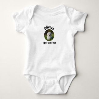 Custom Dog Photo Baby Strampler