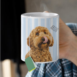 Custom Dog Photo | Personalized Pet Name Kaffeetasse