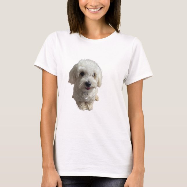 Custom Dog Photo T-Shirt – Upload Your Own Pet  (Vorderseite)