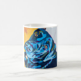 Custom Dog Portrait Painting - Labrador Lover Gift Kaffeetasse