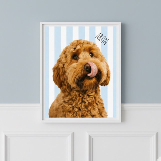 Custom Dog Portrait | Personalized Pet Photo Poster (Von Creator hochgeladen)