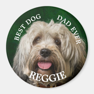 Custom Dog Vater Tibetan Terrier Schlüsselanhänger Magnet