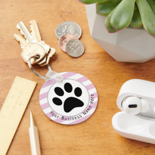 Custom Dog Walking Business Schlüsselanhänger
