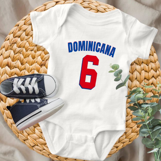 Custom Dominicana World Baseball Classic Dominican Baby Strampler (Von Creator hochgeladen)