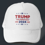 Custom Donald Trump 2024 Amerika zurück bringen Truckerkappe<br><div class="desc">Machen Sie eine Erklärung mit einem Custom Donald Trump 2024 Nehmen Amerika zurück Trucker Hat. Dieser Hut ist mit dem kühnen Slogan "Take America Back" in patriotischen Farben ausgestattet und eignet sich hervorragend für die Unterstützung der Kampagne 2024. Der LKWer ist mit einem komfortablen Meshrücken und verstellbarem Schnappverschluss ausgestattet und...</div>
