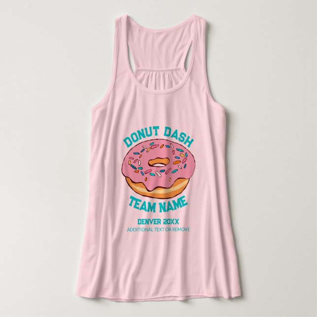 Custom Donut Dash Team Tank Top (Design Vorderseite)
