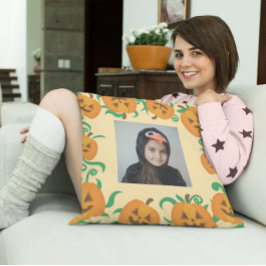 Custom Double Side Halloween Pumpkin Kissen