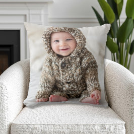 Custom Double Sided Family Photo Kissen