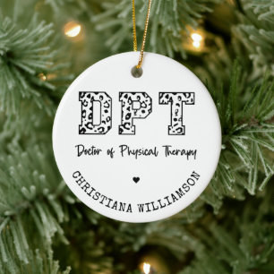 Custom DPT Arzt für Physikalische Therapie Geschen Keramik Ornament